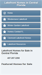 Mobile Screenshot of lakefronthomes-centralfl.com